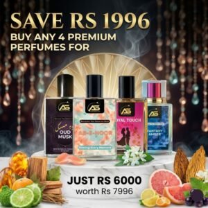 select any 4 perfumes